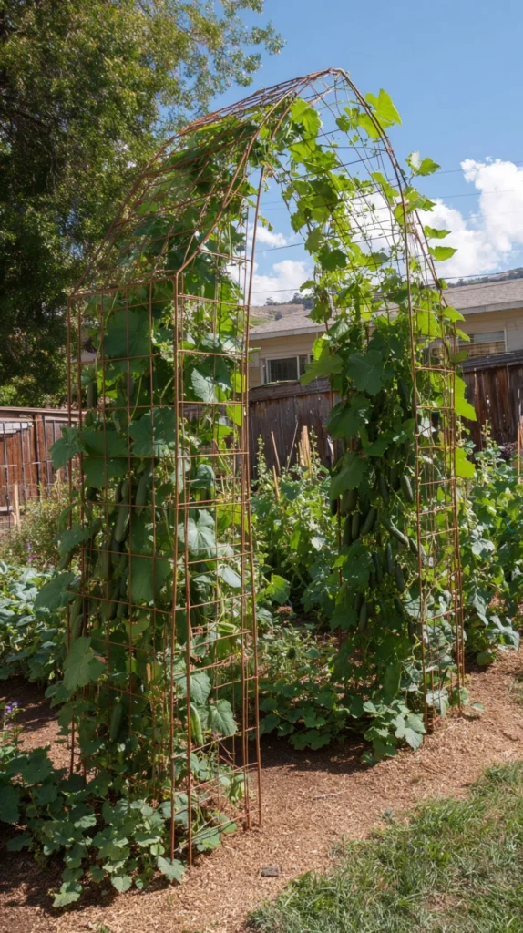 3.A Frame Trellis Freestanding Design