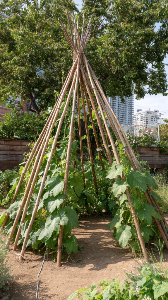 5.Teepee Trellis Kids Love This