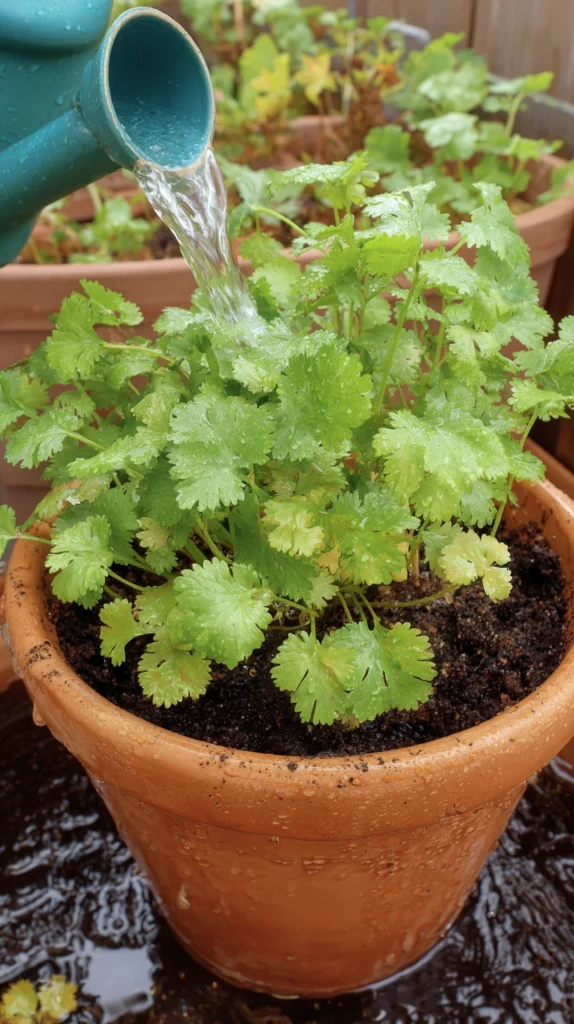 7.Fertilizing Indoor Cilantro