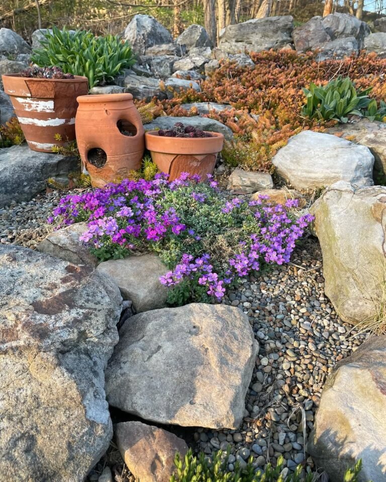 15 Beautiful Small Corner Rock Garden Ideas