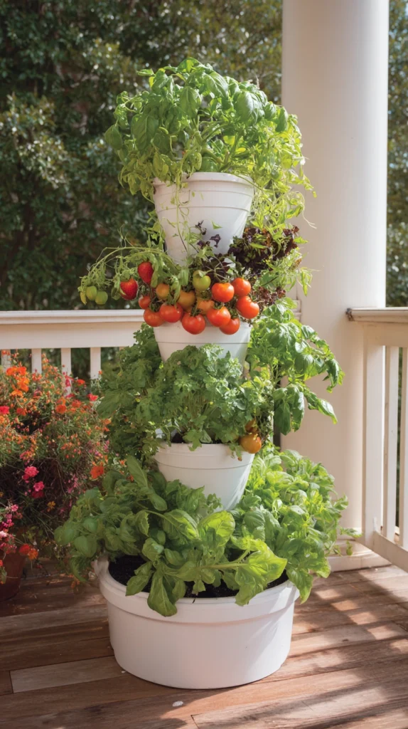 16 Compact Vertical Vegetable Garden Designs for Small Spaces 3 qh 1