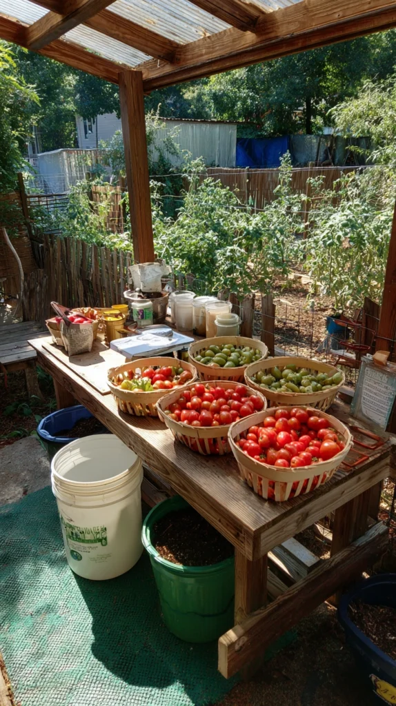 15 No Waste Harvesting Stations Ideas for Productive Gardens 3 ds 1