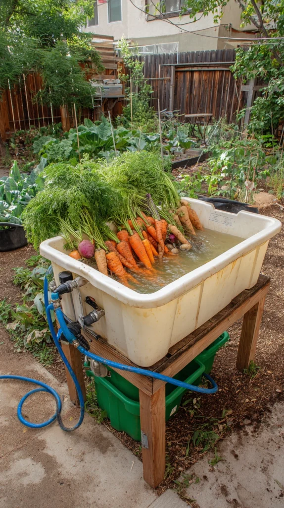 15 No Waste Harvesting Stations Ideas for Productive Gardens 6 ds 4