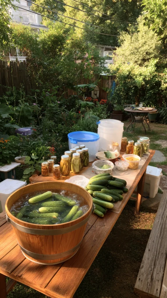 15 No Waste Harvesting Stations Ideas for Productive Gardens 10 ds 8