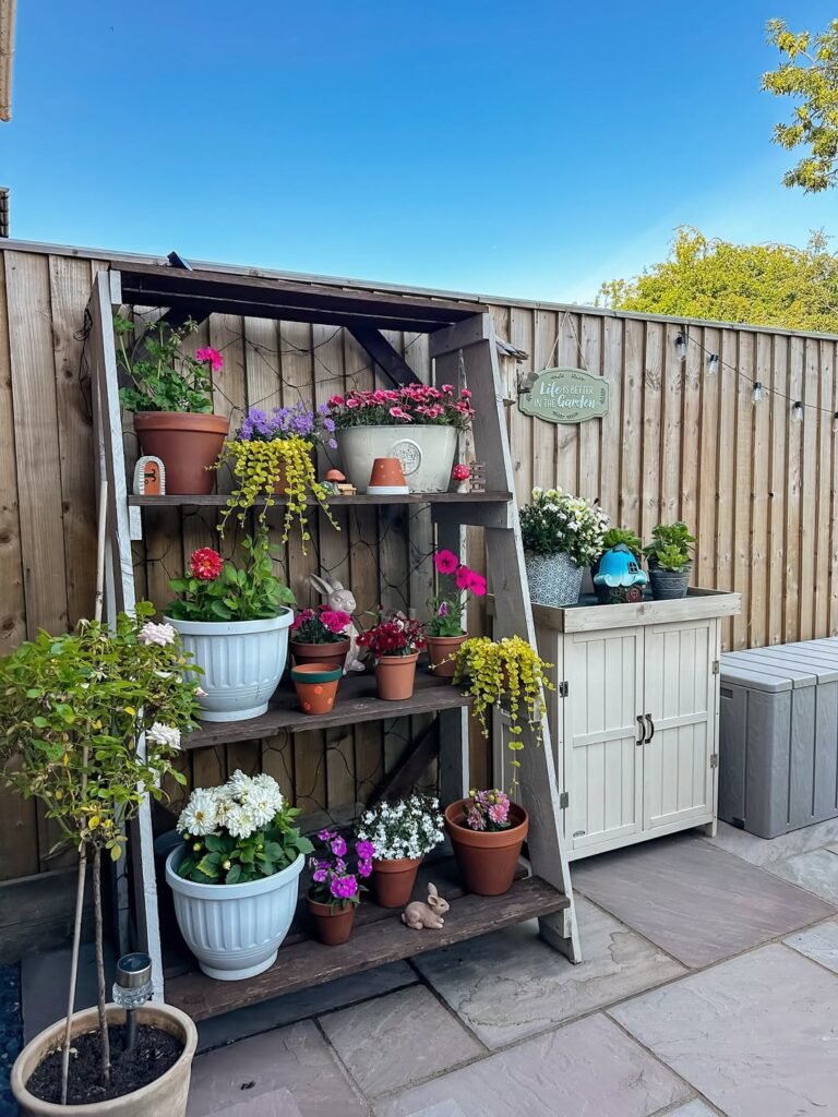 15 Outdoor Plant Shelf Ideas for Stylish Displays