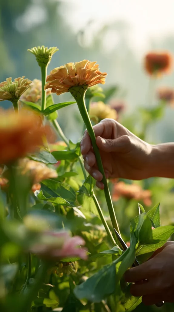 How to Grow Happy Zinnias in Just a Few Weeks 7 zainy 10.A modern close up garden to home transition scene sh 89a7c8ef 2a87 4d57 a3fa 8372b6ae1d4e 0
