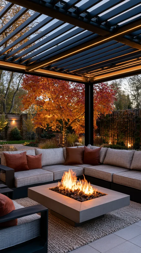 14 Cozy Garden Seating Areas for Autumn Evenings 16 zainy 14. Complete Autumn Outdoor Room A fully designed outdo 707dd7ca 8adf 4463 943e 8ca16663725b 2
