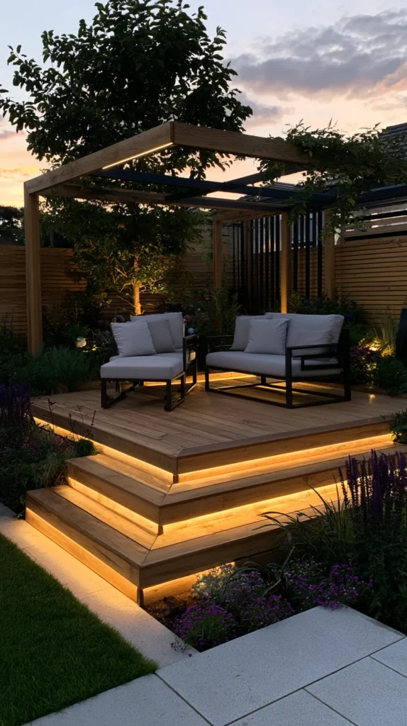 14 Cozy Garden Seating Areas for Autumn Evenings 10 zainy 8. Raised Deck Seating Area A slightly elevated timber 0af69ed9 ee73 407e 8363 18861919c705 2