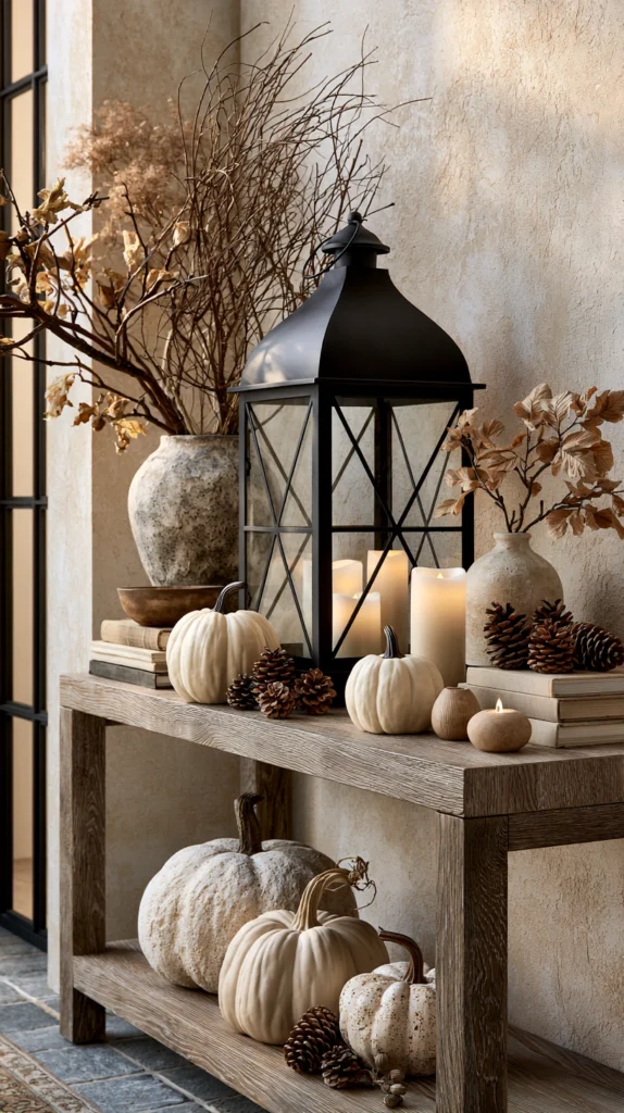14 Fall Console Table Styling Ideas 10 tg 8