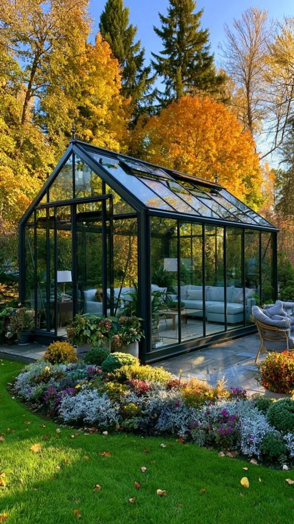 15 Fall Greenhouse and Sunroom Garden Ideas 17 ws 15